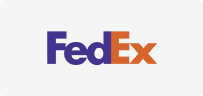 FedEx logo indicating Efillship integration for seamless e-commerce operations