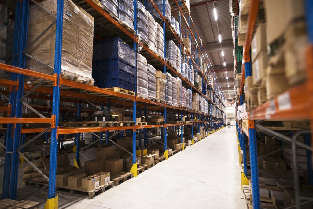 Spacious warehouse at efillship in Langwarrin, Victoria, australia with neatly organized pallets ready for distribution. best 3PL in Australia